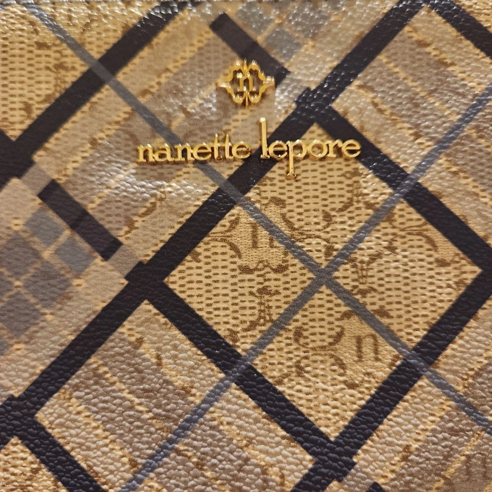 Nanette Lepore convertible crossbody and wristlet.